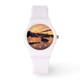 St- Johnsbrücken-Sonnenuntergang Armbanduhr