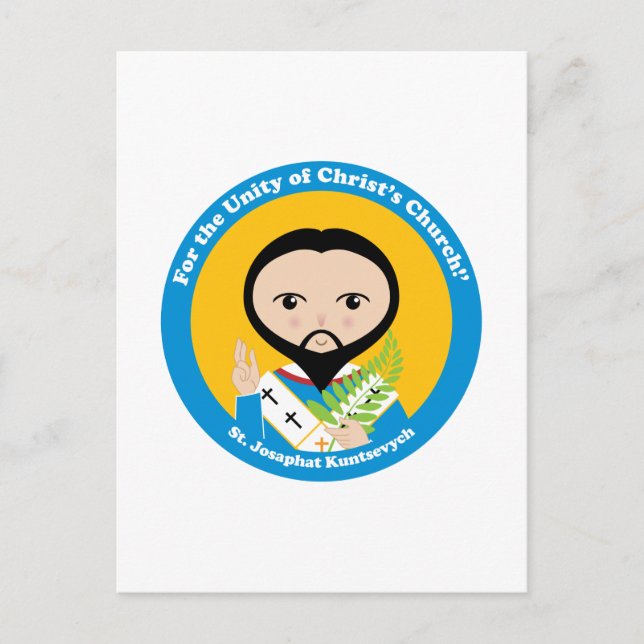St. Josaphat Kuntsevych Postkarte (Vorderseite)