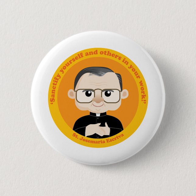 St. Josemaria Escriva Button (Vorderseite)