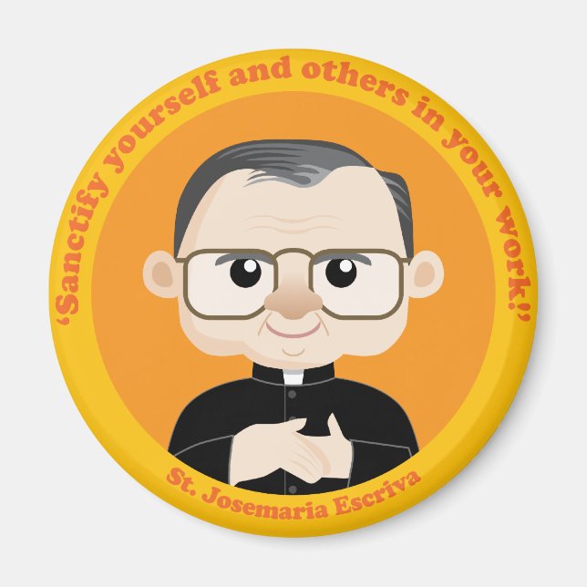 St. Josemaria Escriva Magnet (Vorne)