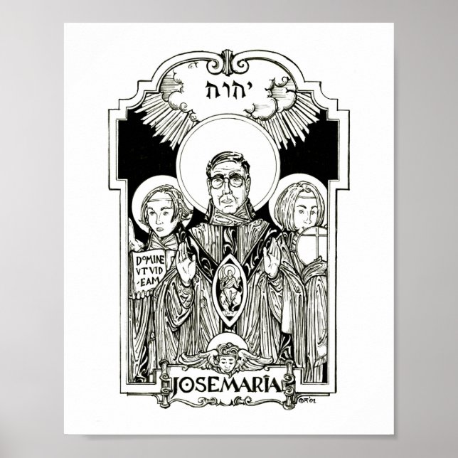 St. Josemaria Escriva Poster (Vorne)