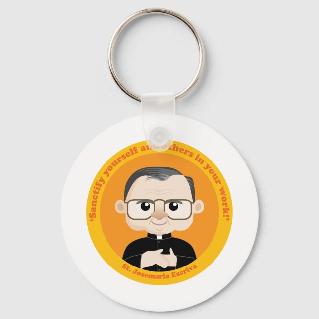 St. Josemaria Escriva Schlüsselanhänger (Vorderseite)