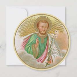 St. Joseph aus einer "Pilgerkarte" (Detail; B 01)