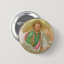 St. Joseph aus einer "Pilgerkarte" (Detail; B 01)