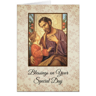 St Joseph avec l'enfant Jésus