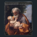 St. Joseph Baby Jesus Religiöses katholisches Gebe Sportbeutel<br><div class="desc">Das ist ein wunderschönes traditionelles katholisches religiöses Bild von St. Joseph, das den Jesuskind von dem Künstler Guido Reni aus dem Jahre 1635 in seinen Armen hält. Das Zitat GO TO JOSEPH stammt vom gesegneten Papst Pius IX. Vor 150 Jahren erklärte er den hl. Joseph zum Schirm der Universellen Kirche....</div>