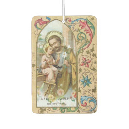 St. Joseph Baby Jesus Traditionell katholisch Autolufterfrischer