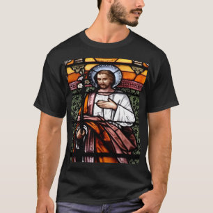 St. Joseph-Buntglasfenster-T-Shirt T-Shirt