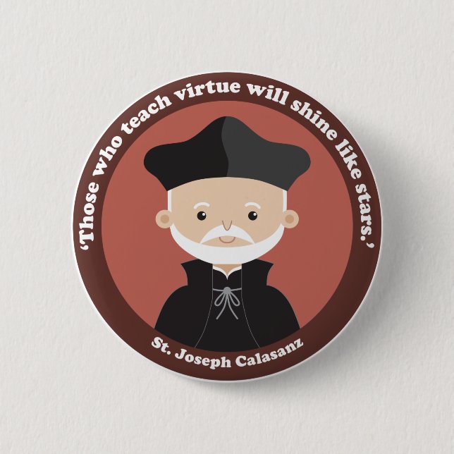 St. Joseph Calasanz Button (Vorderseite)