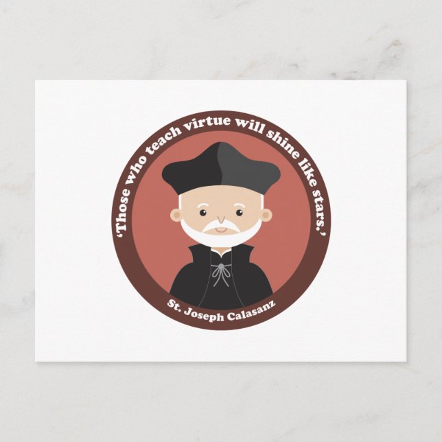 St. Joseph Calasanz Postkarte (Vorderseite)