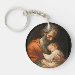 St. Joseph & Child Jesus Schlüsselanhänger
