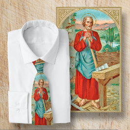 St. Joseph der Arbeitnehmer (BK 31) Neck Tie 2 Krawatte