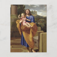 St Joseph, der den Säugling Jesus, 1665 trägt