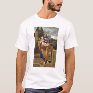 St Joseph, der den Säugling Jesus, 1665 trägt T-Shirt