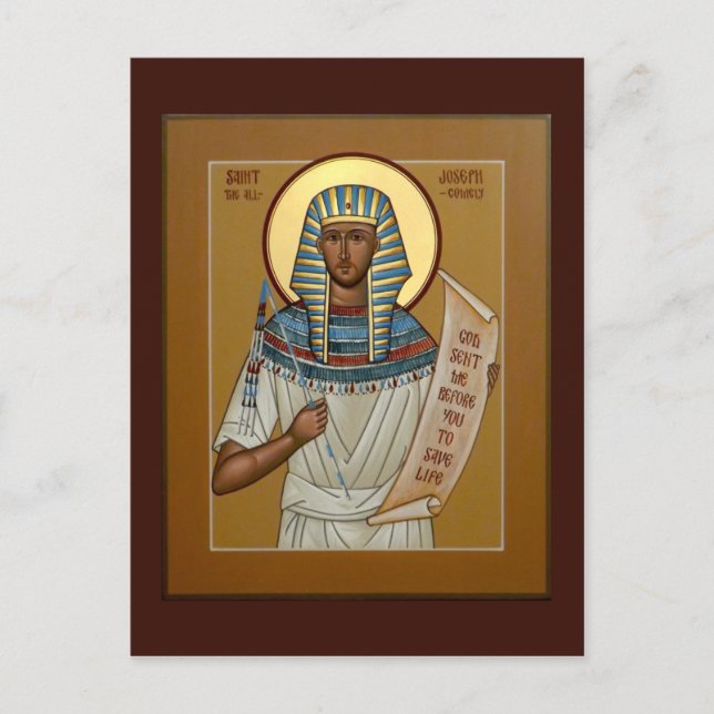 St. Joseph, die komfortable Gebetskarte Postkarte (Vorderseite)