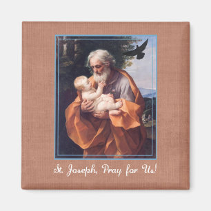 St. Joseph-Feiertag mit Jesuskind Magnet
