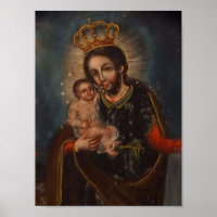 St. Joseph gekrönt vom Säugling Jesus