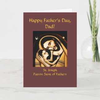 St Joseph Happy Vatertag Card Karte