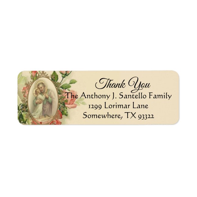 St. Joseph Jesus Floral Vielen Dank (Vorne)