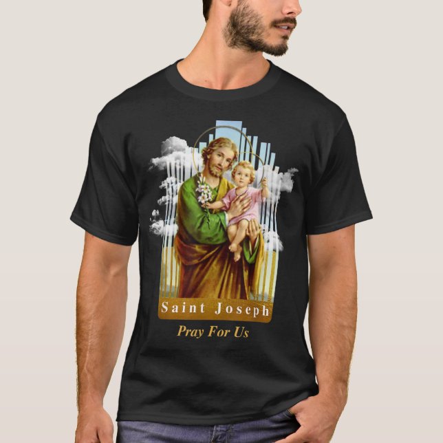 St. Joseph Katholische Kirche St. Joseph mit Infan T-Shirt (Vorderseite)