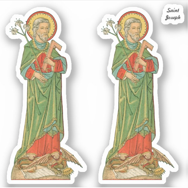St. Joseph, Kirchenschützer (VVP 09) - 2Up Aufkleber (Vorderseite)