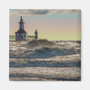 St Joseph Lighthouse Painterly Magnet