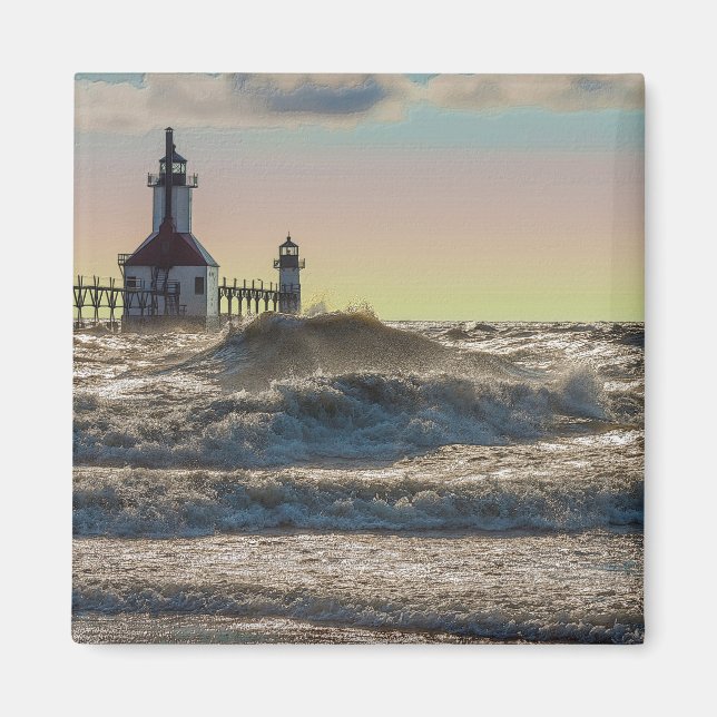 St Joseph Lighthouse Painterly Magnet (Vorne)