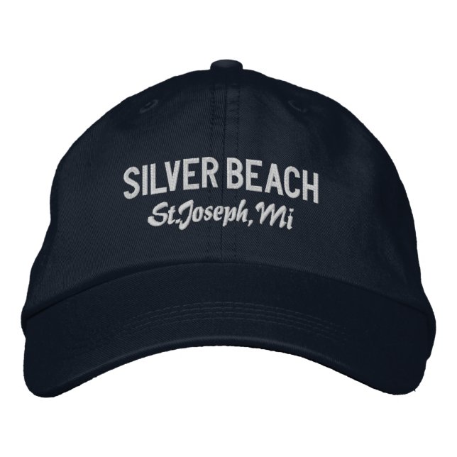 St. Joseph Michigan bestickt Hat Bestickte Baseballkappe (Vorderseite)