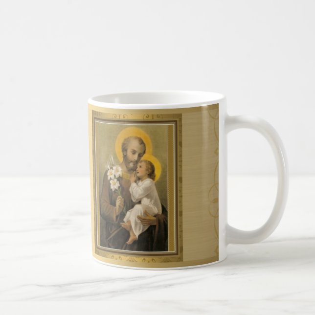 St Joseph mit Kind Jesus Kaffeetasse (Rechts)