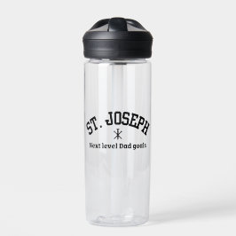 St. Joseph Next Level Vater Black Collegiate Schri Trinkflasche