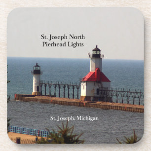 St. Joseph North Pier Lights 6 plastische Unterset Getränkeuntersetzer