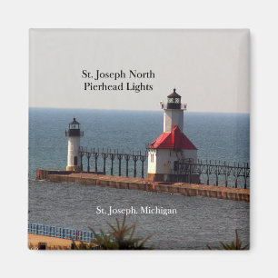 St. Joseph North Pierhead Lights Magnet