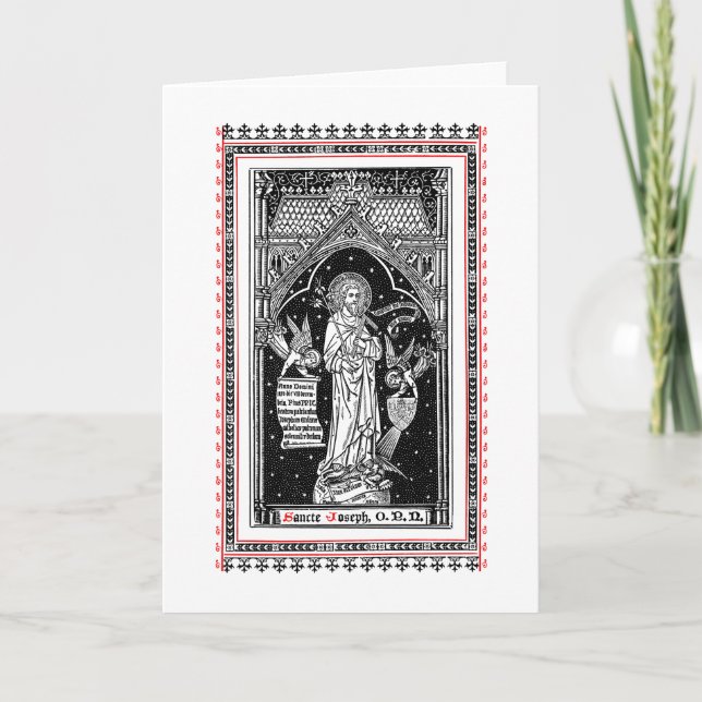 St. Joseph, Schirmherr der Kirche (DT 01) Karte (Vorderseite)