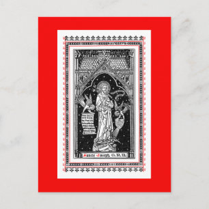 St. Joseph, Schirmherr der Kirche (DT 01) Postkart Postkarte
