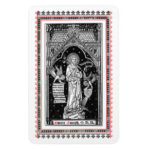 St. Joseph, Schutzpatron der Kirche (DT 01) Magnet
