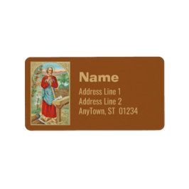 St. Joseph the Worker (BK 31) Adressaufkleber