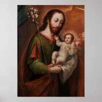 St. Joseph und Säugling Christ