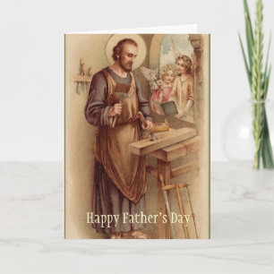 St. Joseph  VATERTAG Engel Werkzeuge Karte