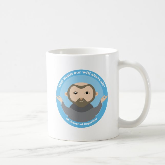 St Joseph von Cupertino Kaffeetasse (Rechts)