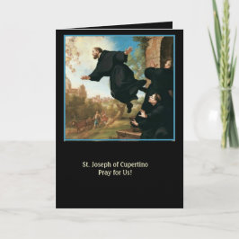 St. Joseph von Cupertino Katholische Religiöse Karte