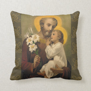 St- Josephbaby-Jesus-Lilie Kissen
