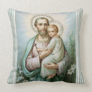 St- Josephbaby-Jesus-Lilie Kissen