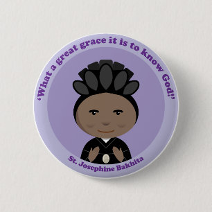 St. Josephine Bakhita Button