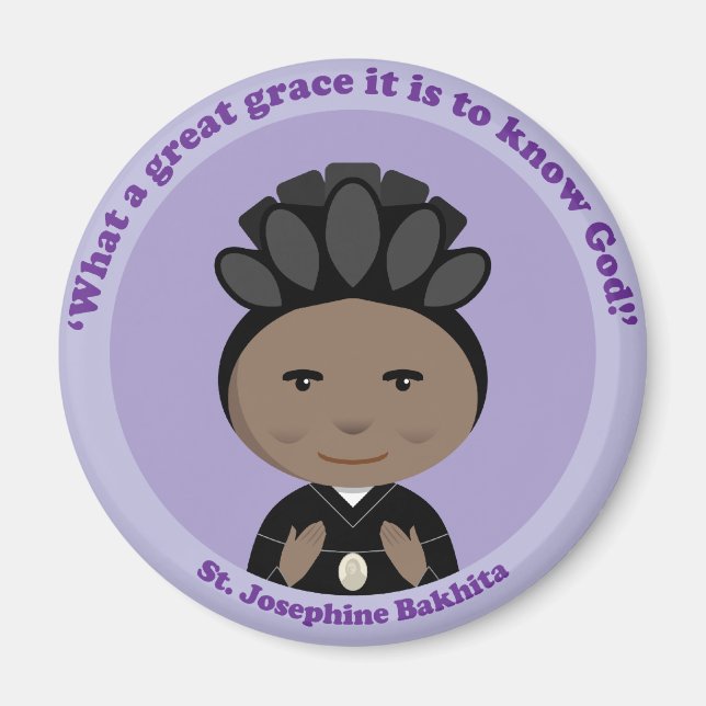 St. Josephine Bakhita Magnet (Vorne)