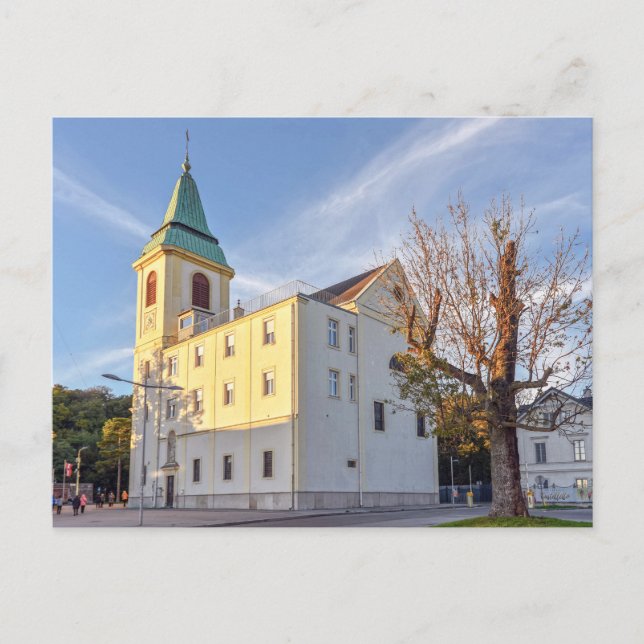 St. Joseph's Church, Kahlenberg, Österreich Postkarte (Vorderseite)