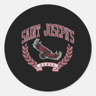 St Joseph's Hawks Victory Gray Runder Aufkleber