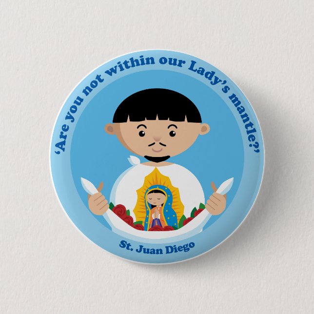 St. Juan Diego Button (Vorderseite)