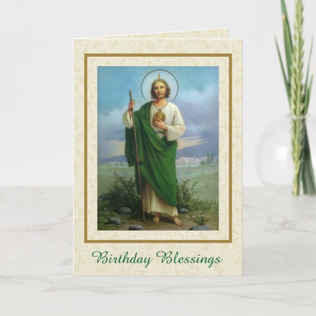 St. Jude der Apostel Passen Sie es sich an! Karte (Vorderseite)