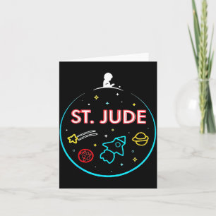 St Jude Patient Ty Rocket Illustration Karte