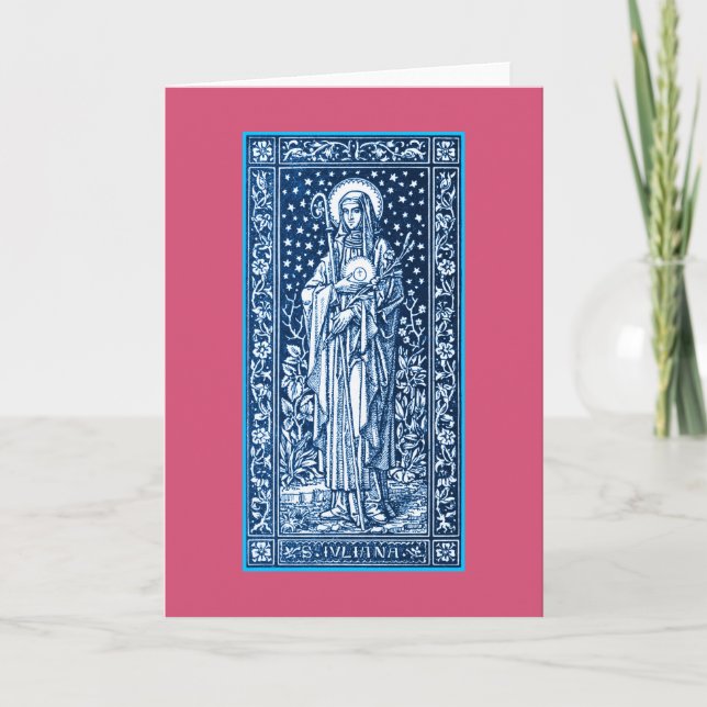 St Juliana Falconieri Grußkarte Karte (Vorderseite)